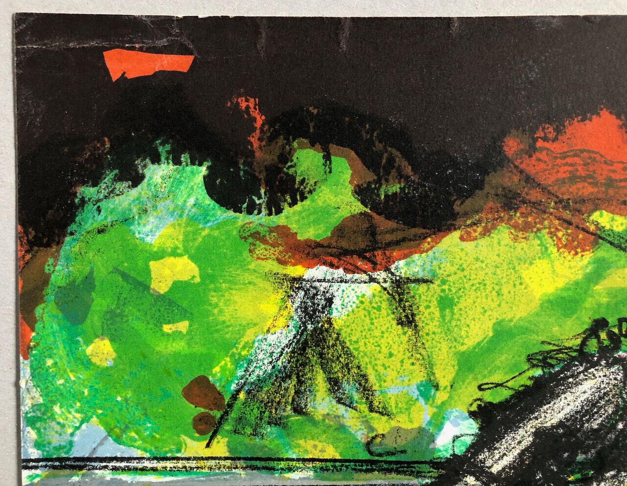 Jordi Bonàs (1937-2017) — Les Trotteurs — Lithographie signée — EA — 54 x 74 cm.