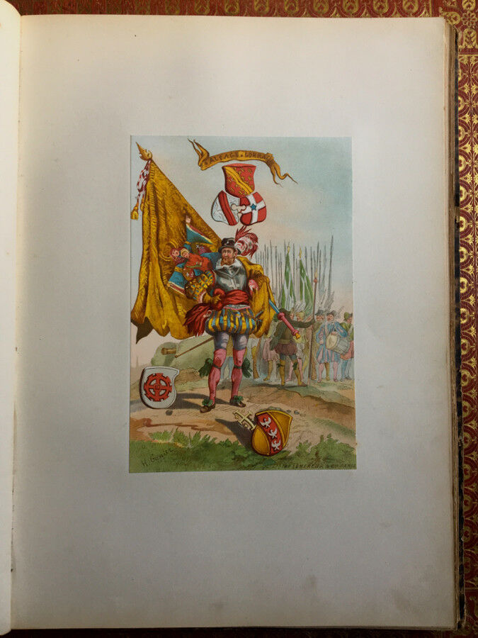 HENRY GANIER - COSTUMES RÉGIMENTS D'ALSACE AU XVIIe - ÉPINAL FROEREISEN - 1882