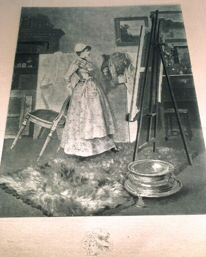 ARMAND SILVESTRE - FLOREAL - ILL. GEORGES CAIN /SILK- EX. N°2 FOR THE AUTHOR 1891