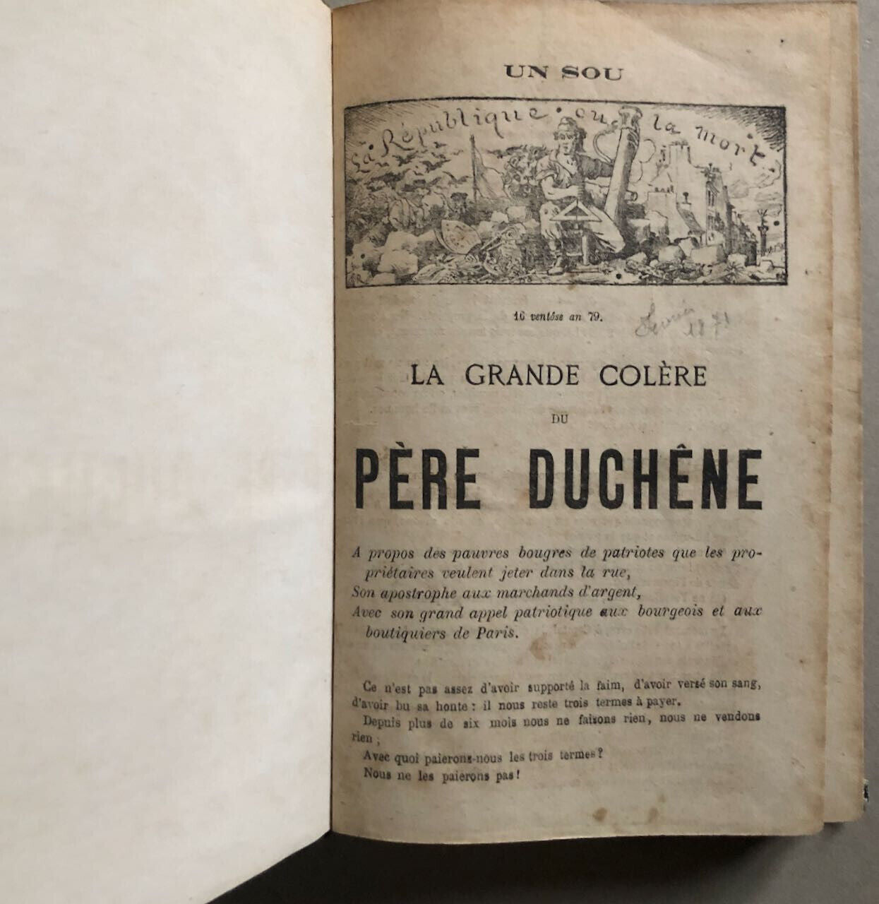 Le Père Duchêne — é.o. complète — 68 n° du 16 ventôse au 3 prairial an 79 — 1871