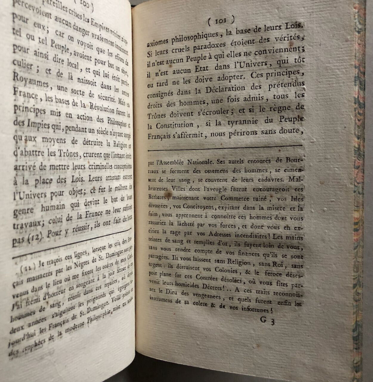 Antraigues — Adresse à […] la noblesse de France — é.o. reliure aux armes — 1792