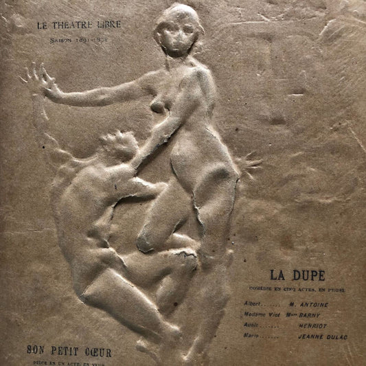 Alexandre Charpentier — Théâtre Libre - Antoine — programme gaufré — 1891.