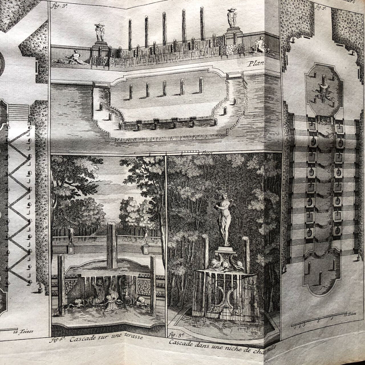 D’Argenville — La Théorie & la pratique du jardinage — 40 pl. h.t. — Husson 1739