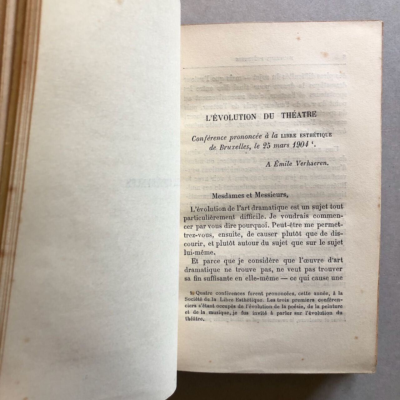 André Gide — Nouveaux Prétextes — é.o. - ex. du staff — Mercure de France — 1911