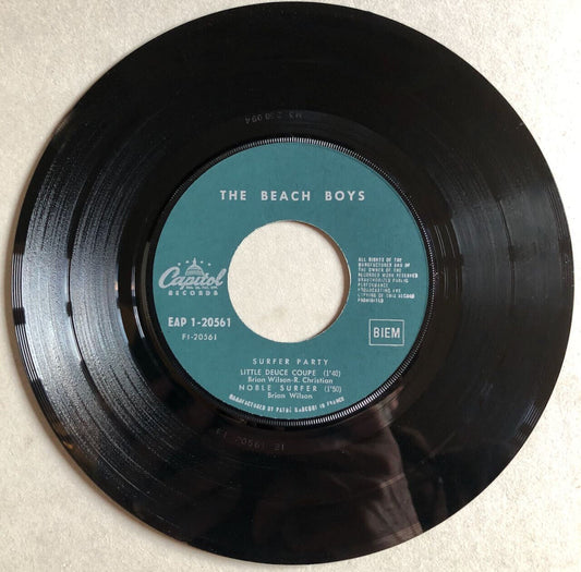 The Beach Boys — Surfer Party — pressage original français — Capitol 1-20561