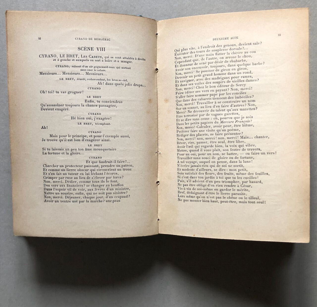 Edmond Rostand — Cyrano de Bergerac — é.o. — Charpentier — 1898.