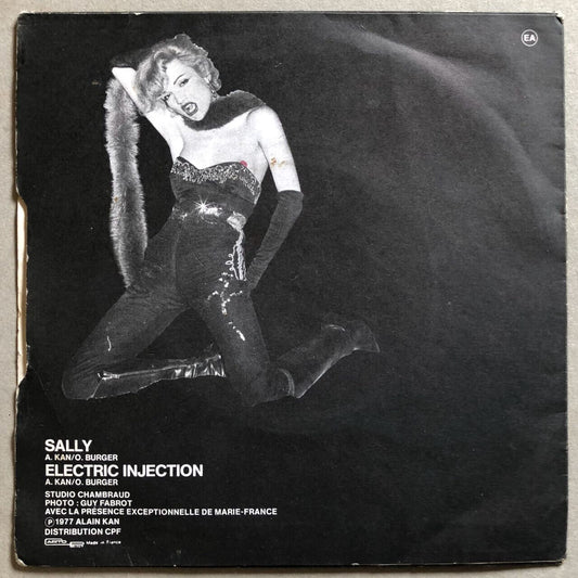 Gazoline (Alain Kan) — Sally/Electric injection — 45 RPM 7" — Egg 620.344 — 1977