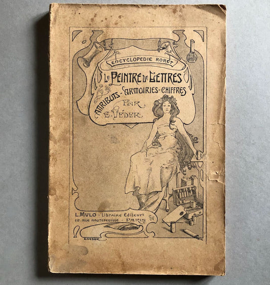 Eugène Véder — Le Peintre de lettres, attributs, armoiries, chiffres — Mulo 1928