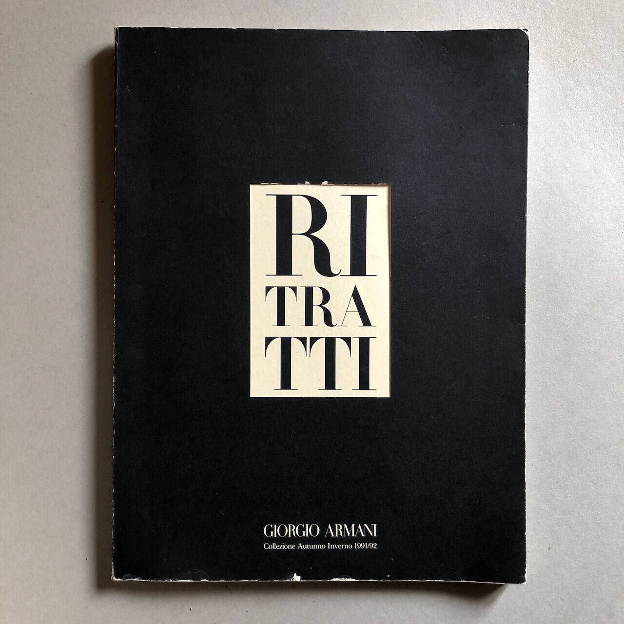 Giorgio Armani - Aldo Fallai — Ritratti — Electa — Catalogue automne-hiver 1991.