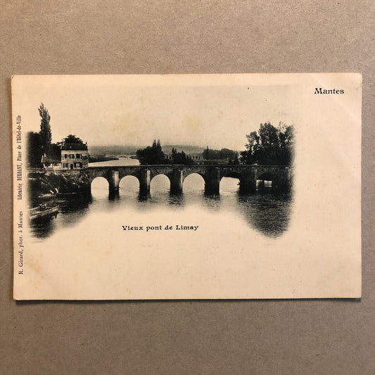 78 - Mantes-la-Jolie — Vieux pont de Limay — R. Girard - librairie Durdant.