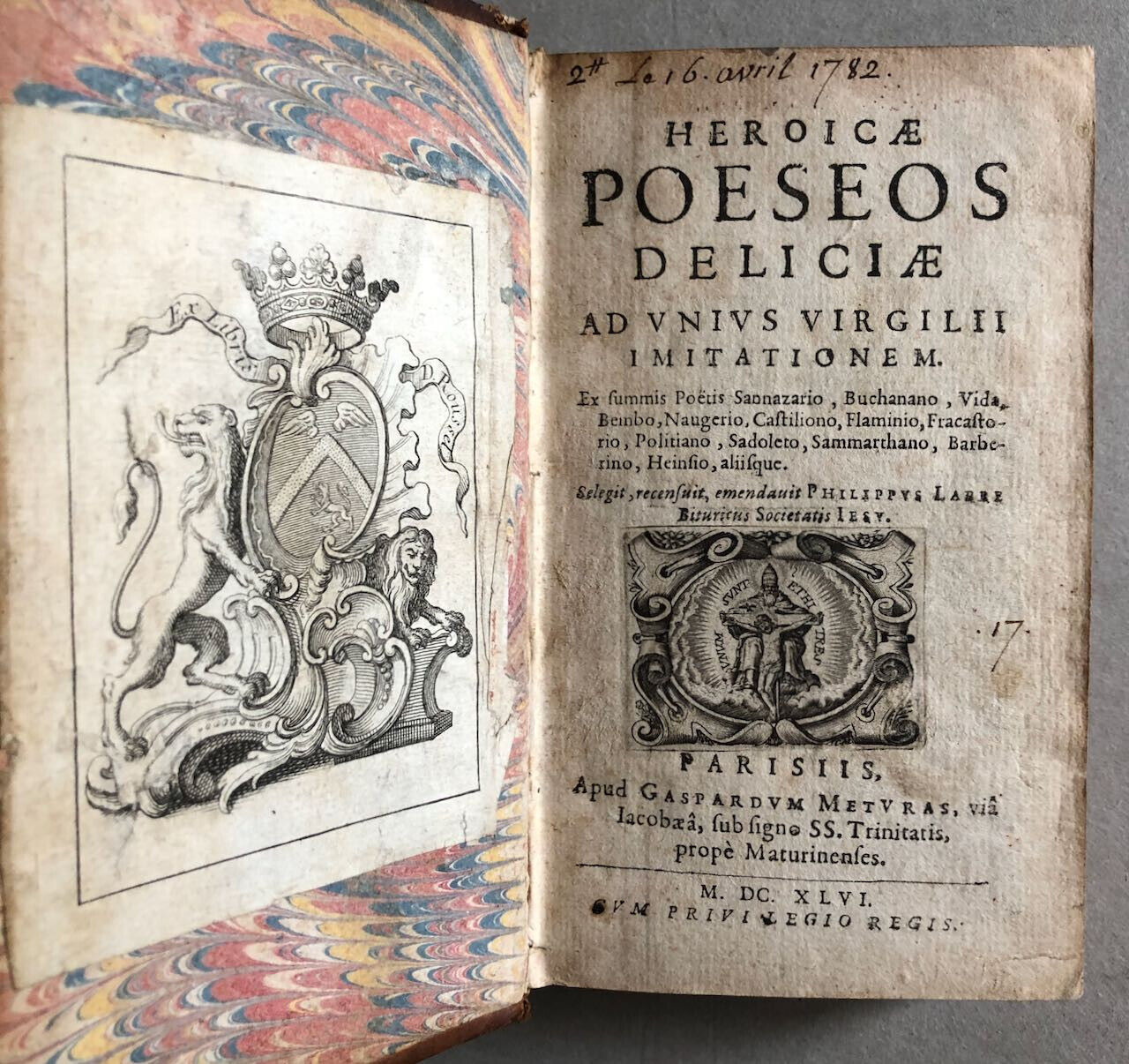 Philippe Labbe — Heroicae Poeseos Deliciae Ad Unius Virgilii Imitationem  — 1646