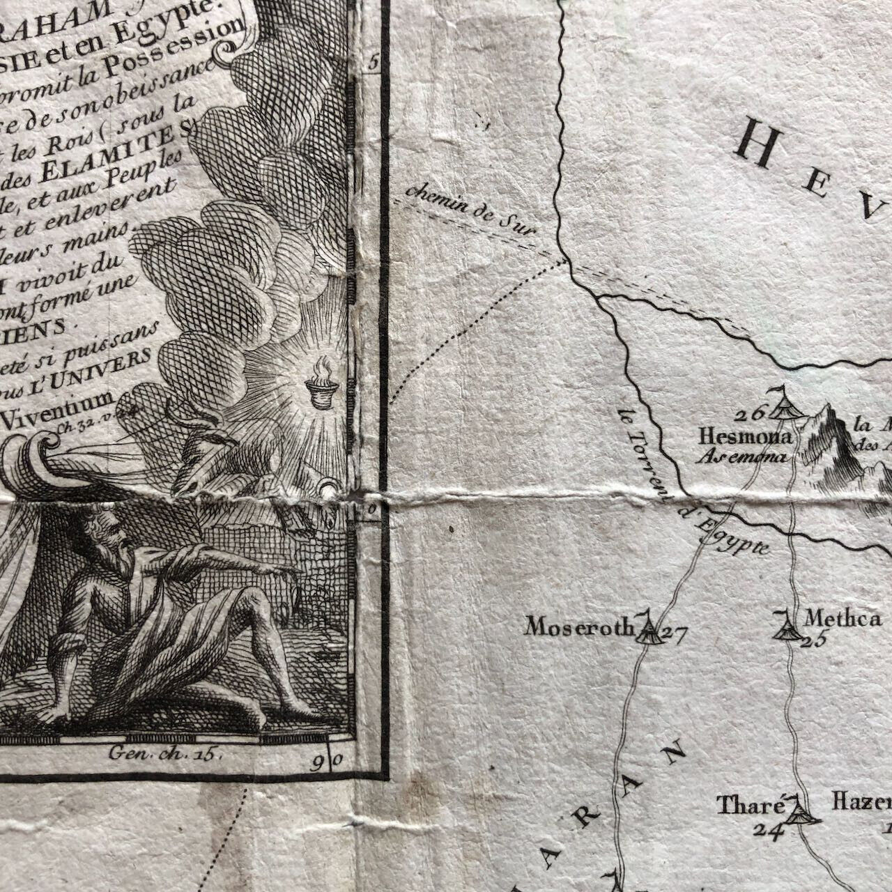 Robert — Terre de Chanaan [Israel - Palestine] — eau-forte — 42 x 55 cm. — 1743.