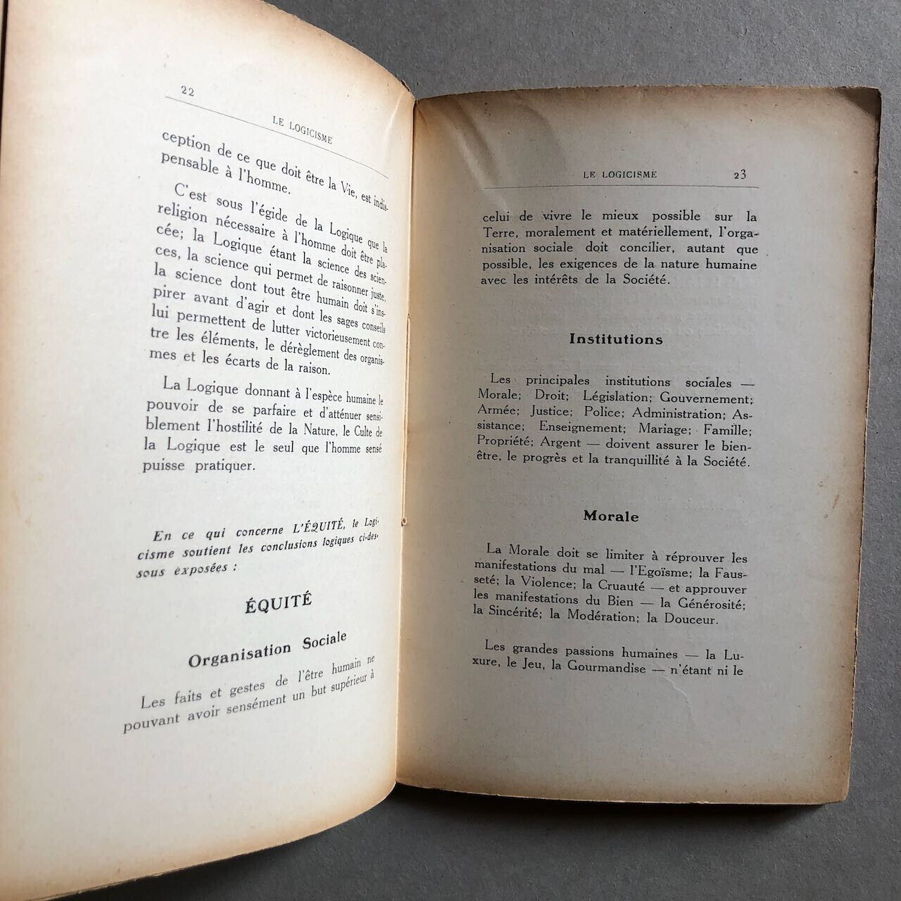 C.C. Calderon — Le Logicisme, origine, doctrine, organisation — Chantenay — 1915