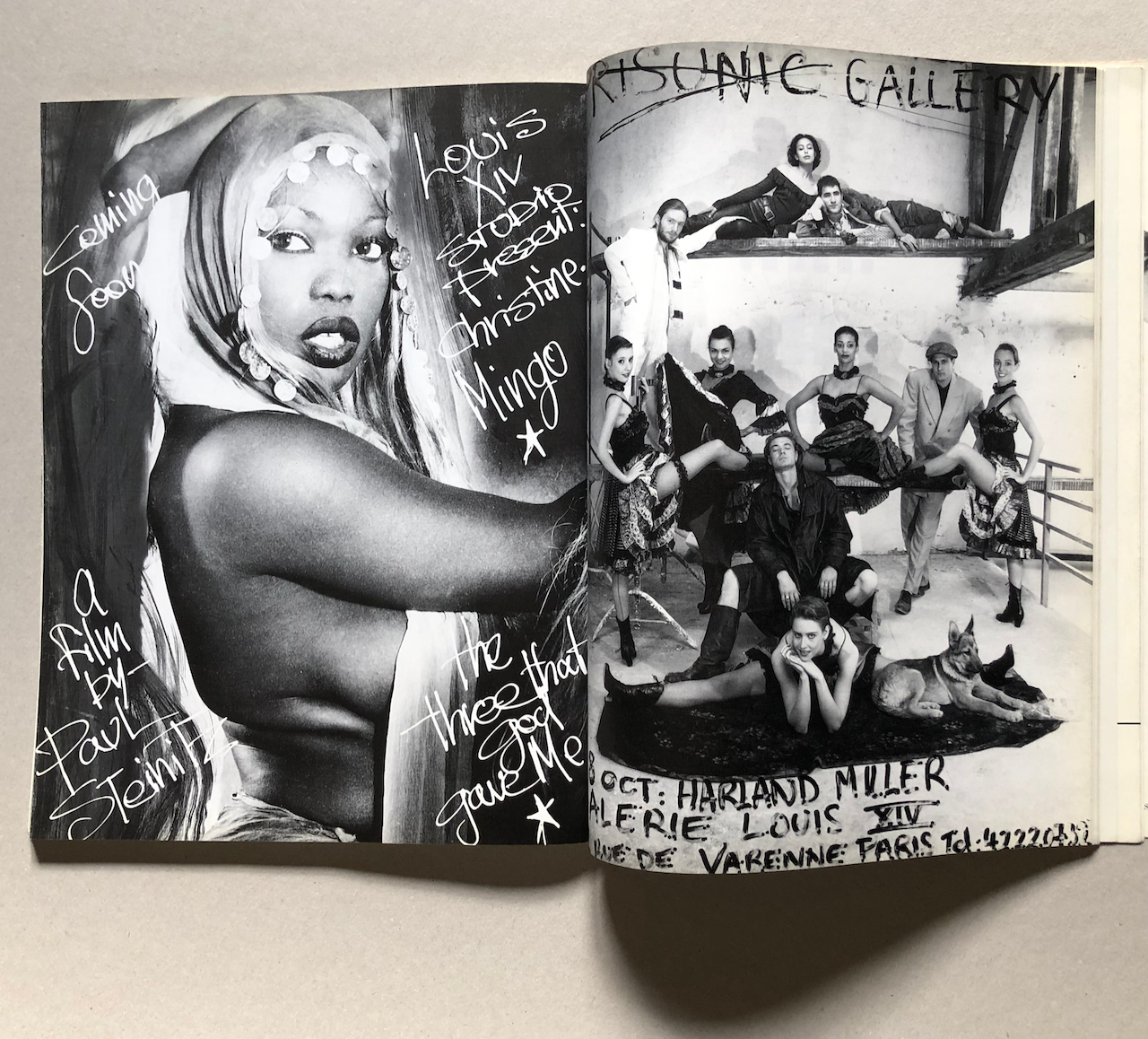 Susanne Bartsch — La Ballade de l'amour — Aids benefit SIDA — Conde Nast — 1992.