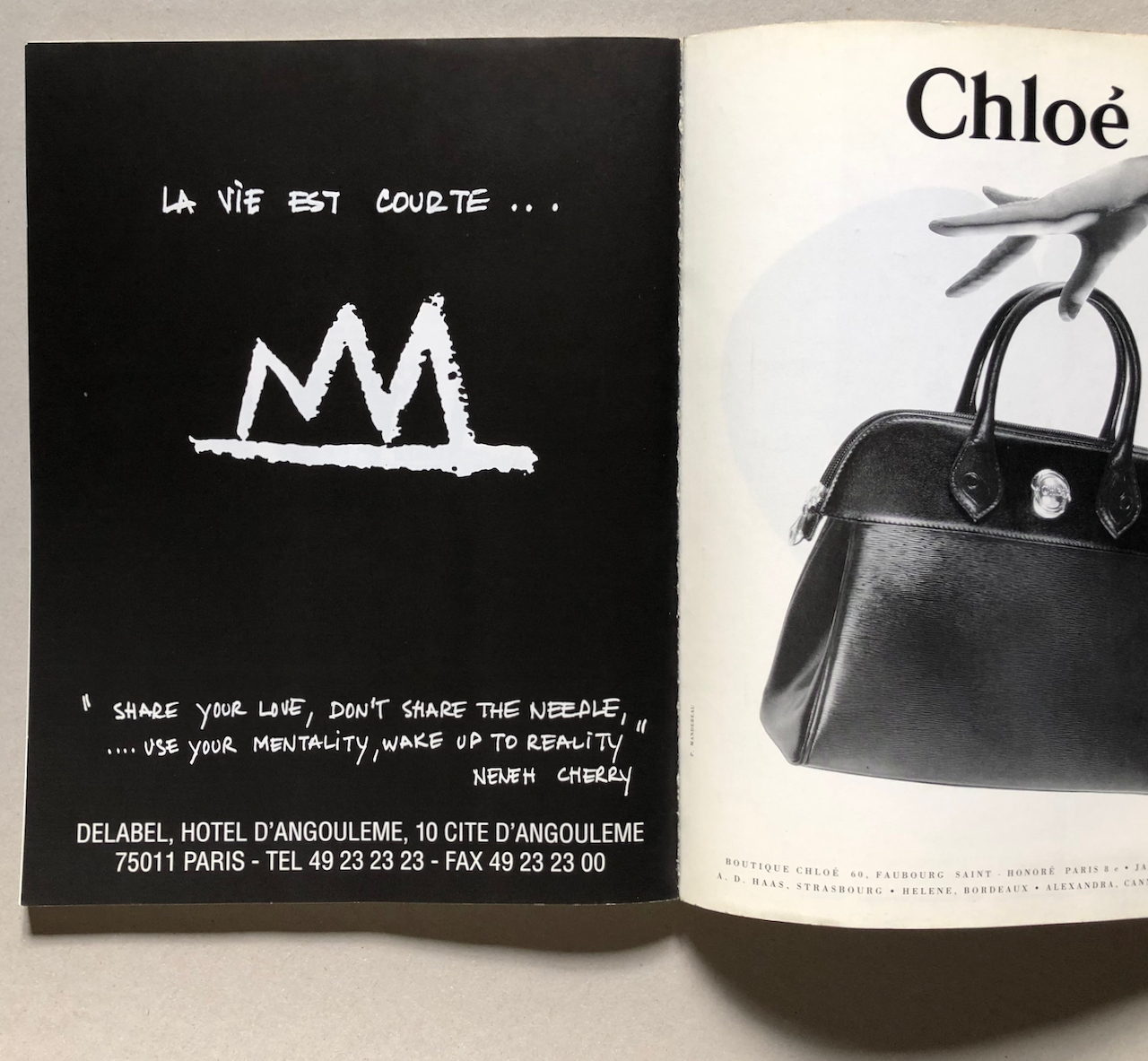 Susanne Bartsch — La Ballade de l'amour — Aids benefit SIDA — Conde Nast — 1992.