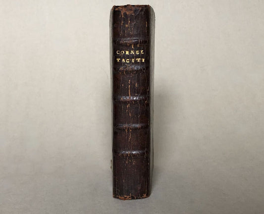 C. Cornelii Taciti annales et historiae — texte en latin seul — Lallemant — 1740