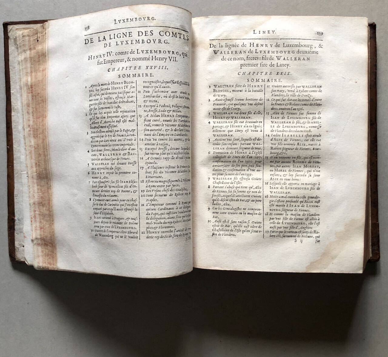 Nicolas Vigner — Histoire de la maison de Luxembourg — in-4° — Blaise — 1619.