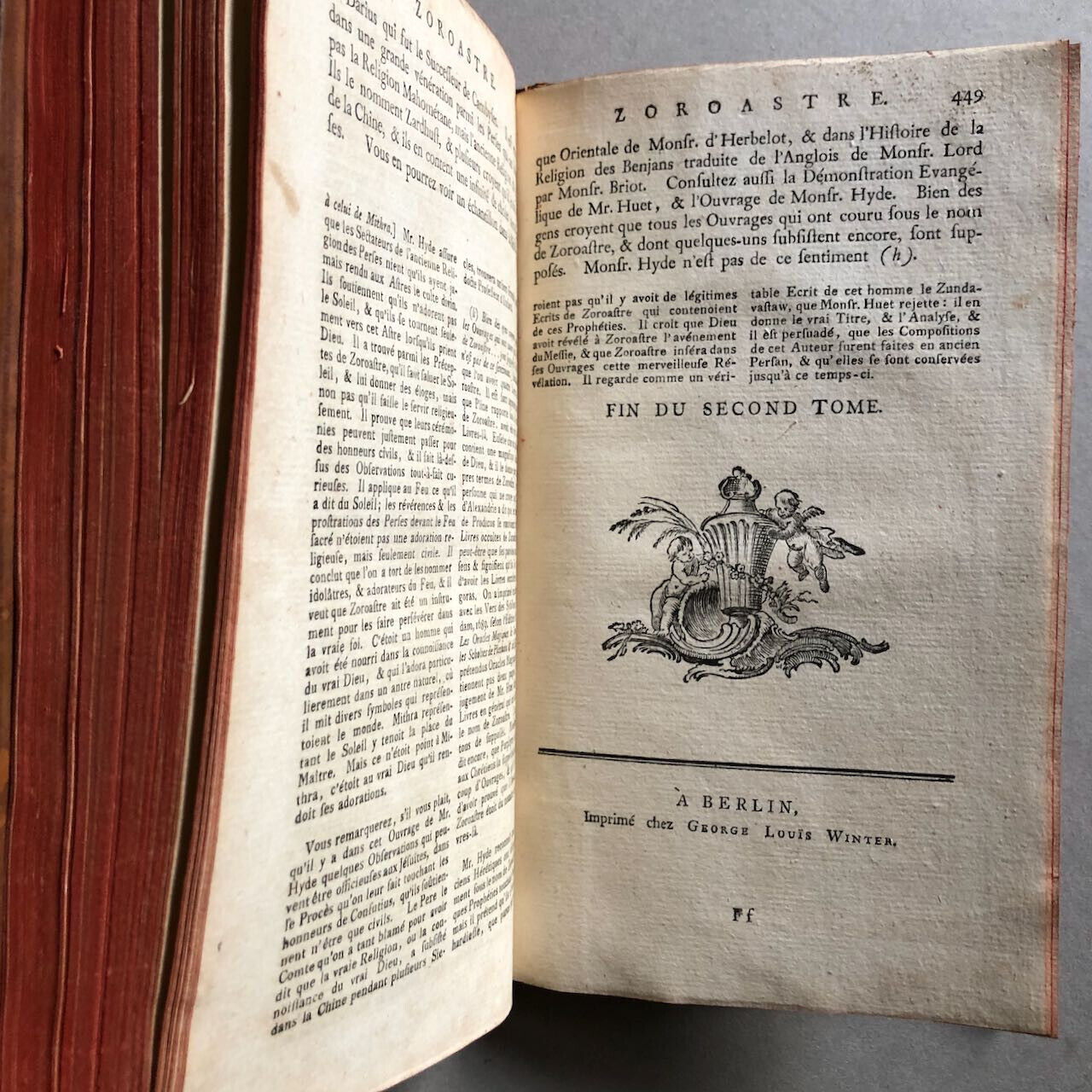 Frédéric II — Extrait du dictionaire de Bayle […] en 2 volumes — Voss — 1767.