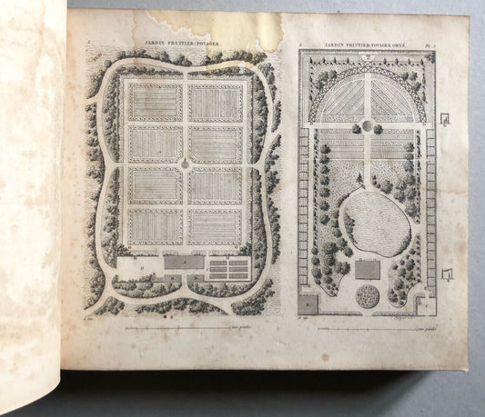 P. Boitard — Traité de la composition des jardins — Atlas seul —  160 pl. — 1839