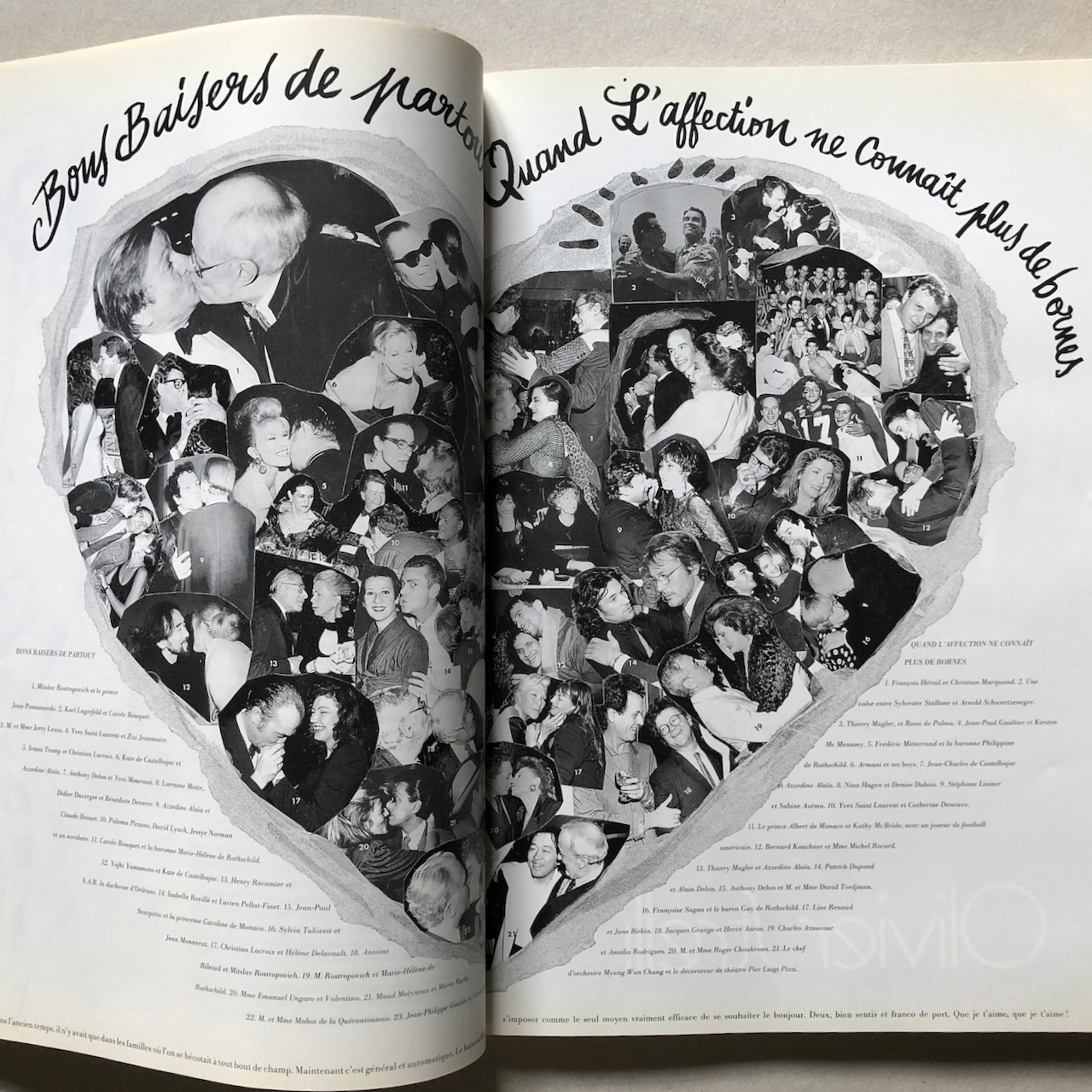 Susanne Bartsch — La Ballade de l'amour — Aids benefit SIDA — Conde Nast — 1992.