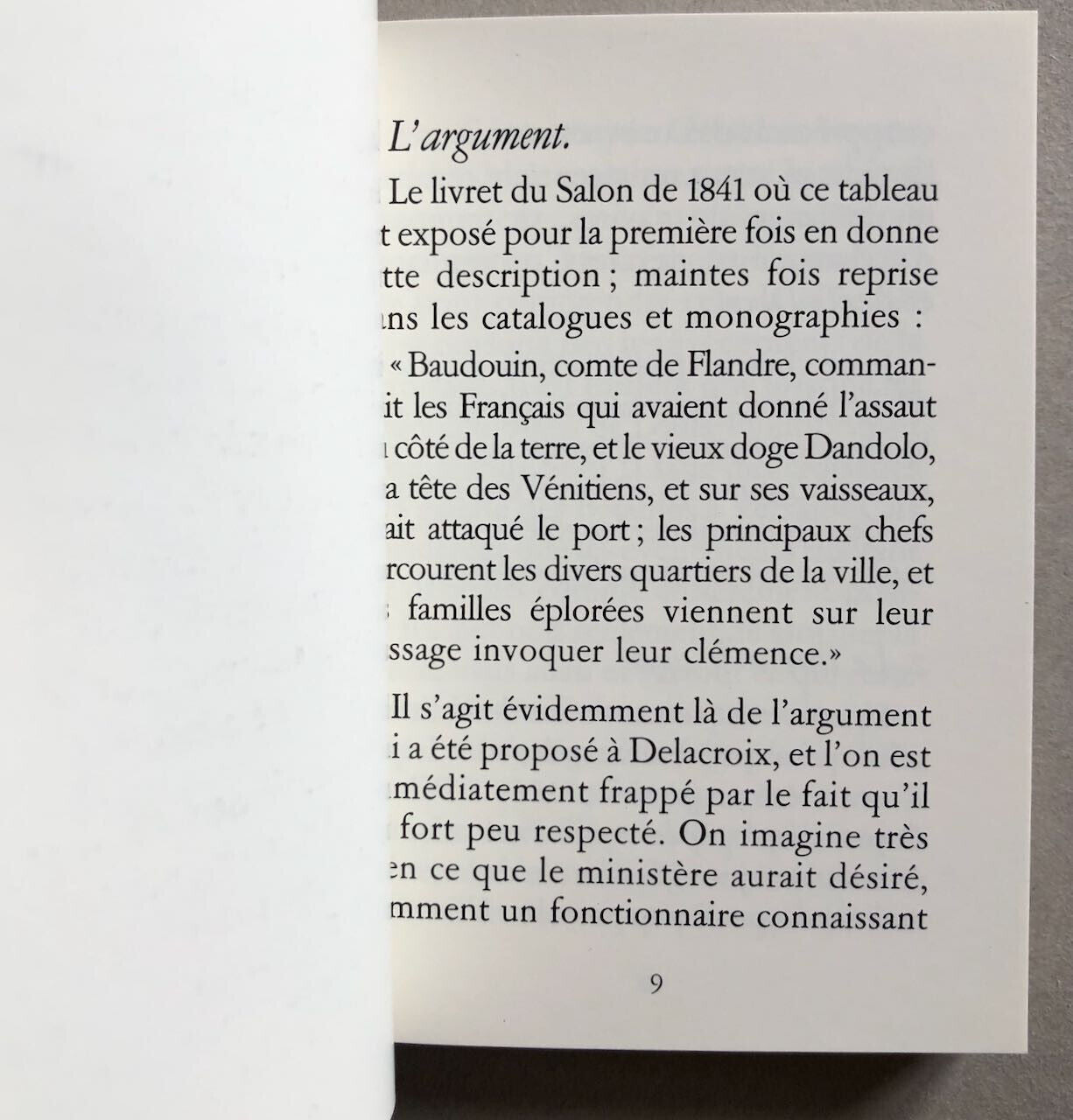 Michel Butor — Dialogue avec Delacroix — envoi autographe  — S'printer — 1991.