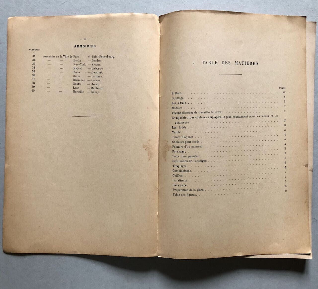 Eugène Véder — Le Peintre de lettres, attributs, armoiries, chiffres — Mulo 1928