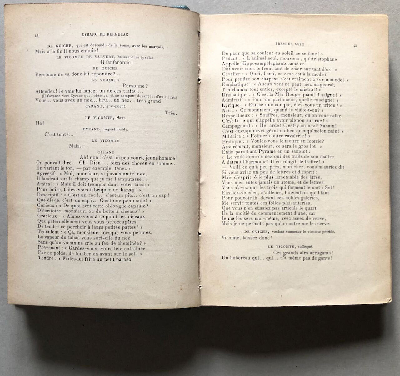 Edmond Rostand — Cyrano de Bergerac — é.o. — Charpentier — 1898.