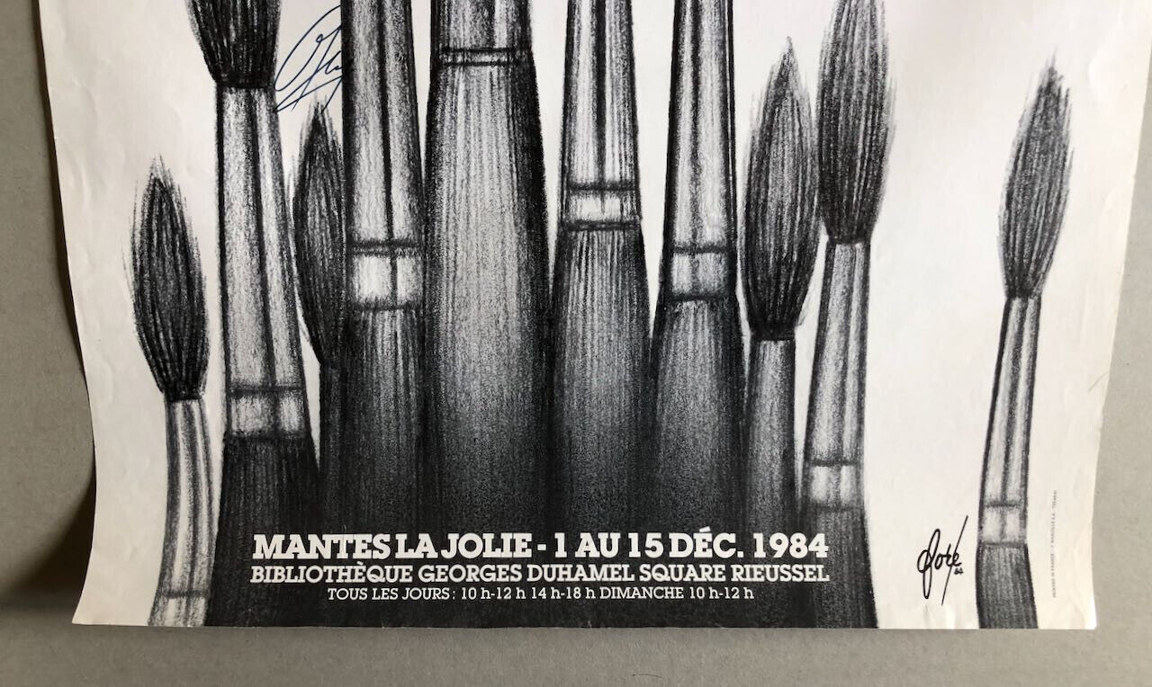 Foré — L'Affiche — affiche d'exposition signée par Fix-Masseau, Pagès, O'Kley, …