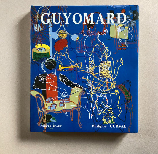 Philippe Curval — Gérard Guyomard — dessin original signé — Cercle d'art — 1998.