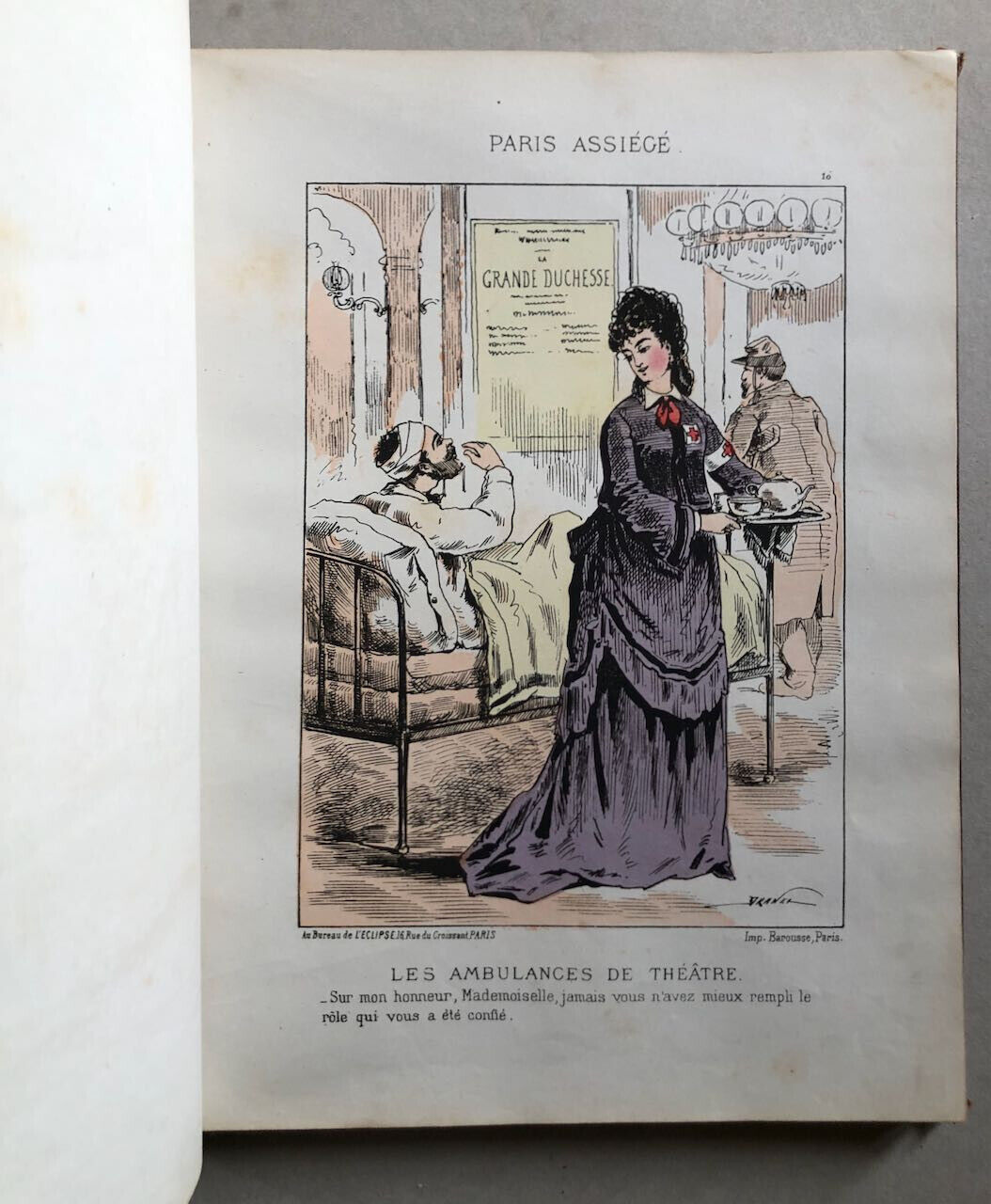 Draner — Souvenirs du siège de Paris — 93 pl. lithographiées couleur — 1870-1871