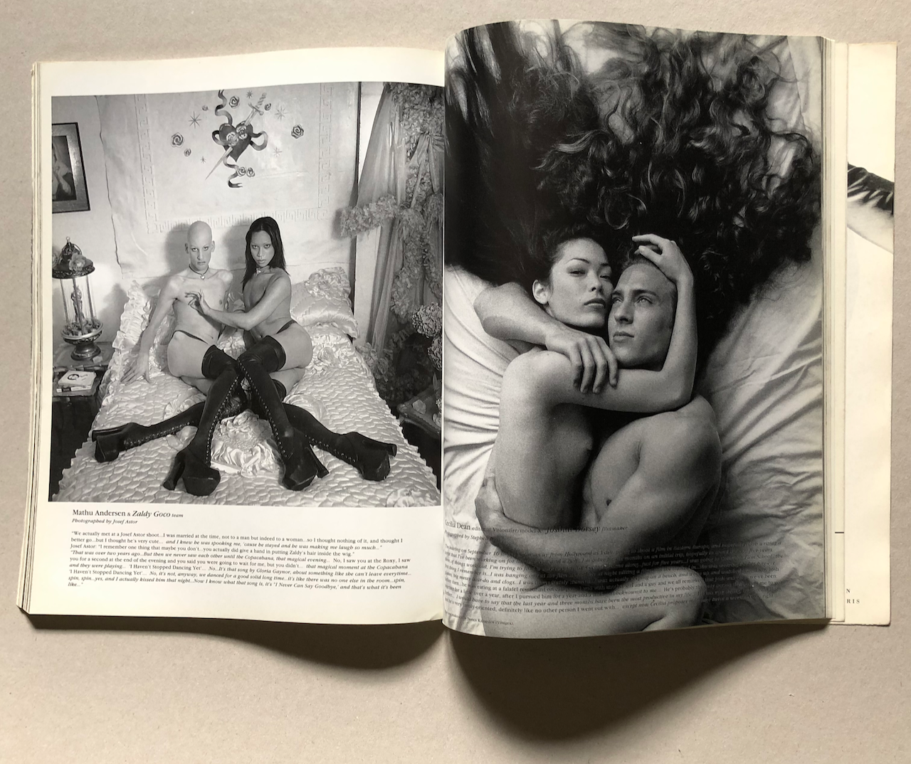 Susanne Bartsch — La Ballade de l'amour — Aids benefit SIDA — Conde Nast — 1992.