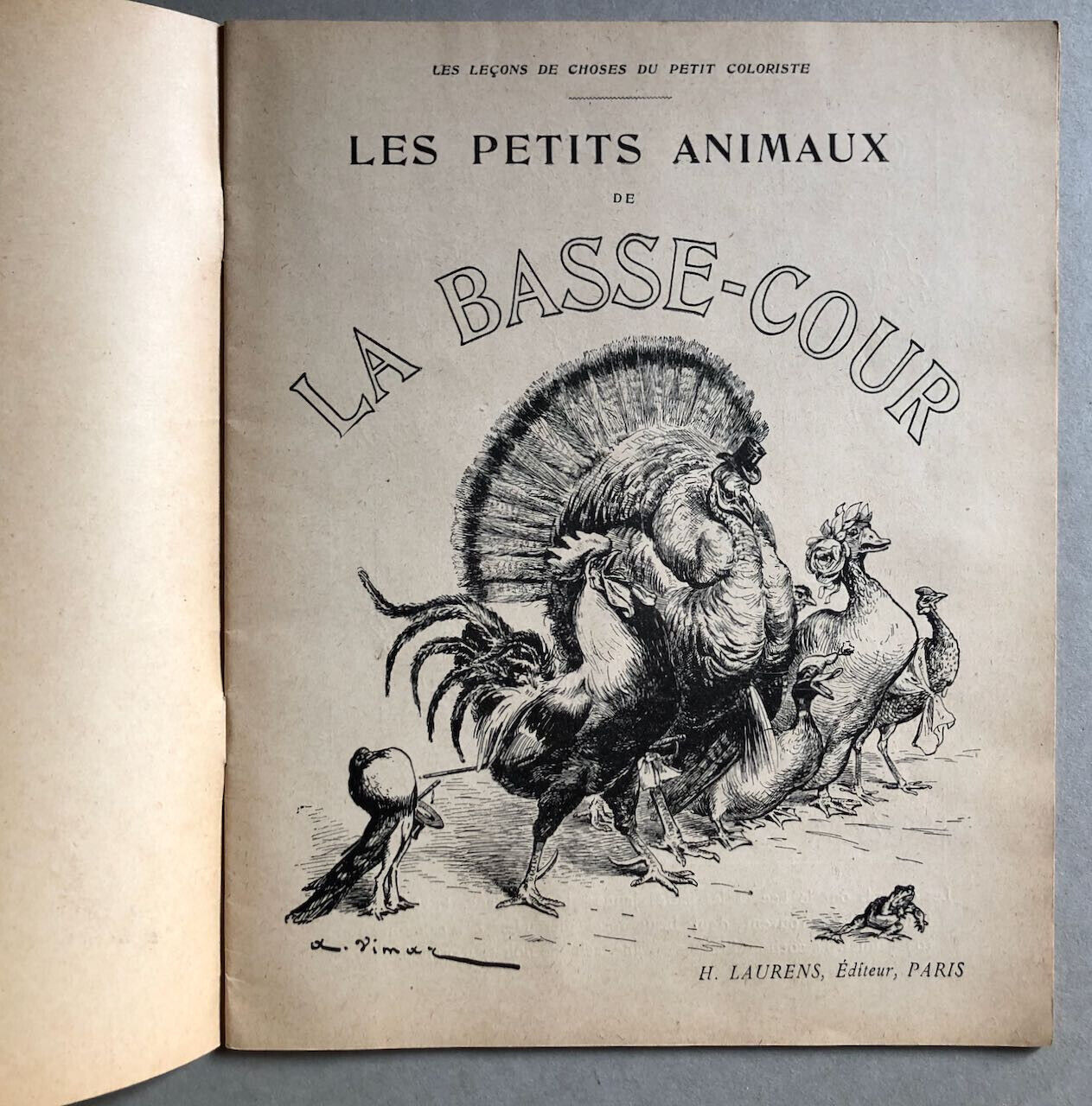 Vimar — Les petits Animaux de la basse-cour —macaron Maréchal Pétain 1942 — 1907