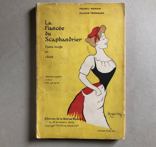 Franc-Nohain, Claude Terrasse — La Fiancée du scaphandrier — couv. Cappiello 190