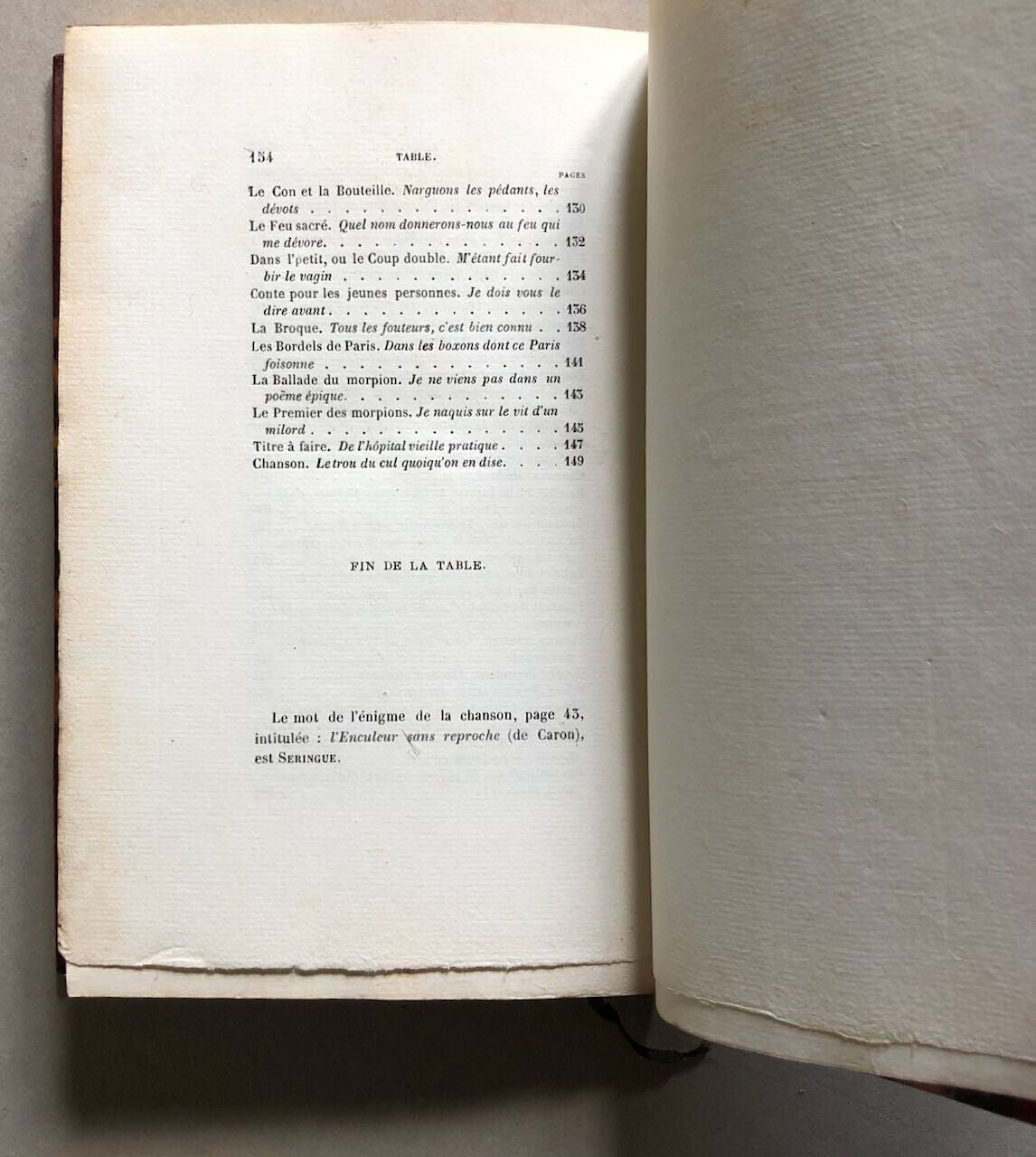 Le Panier aux ordures — Société pour la diffusion des livres de l'Enfer — 1866.