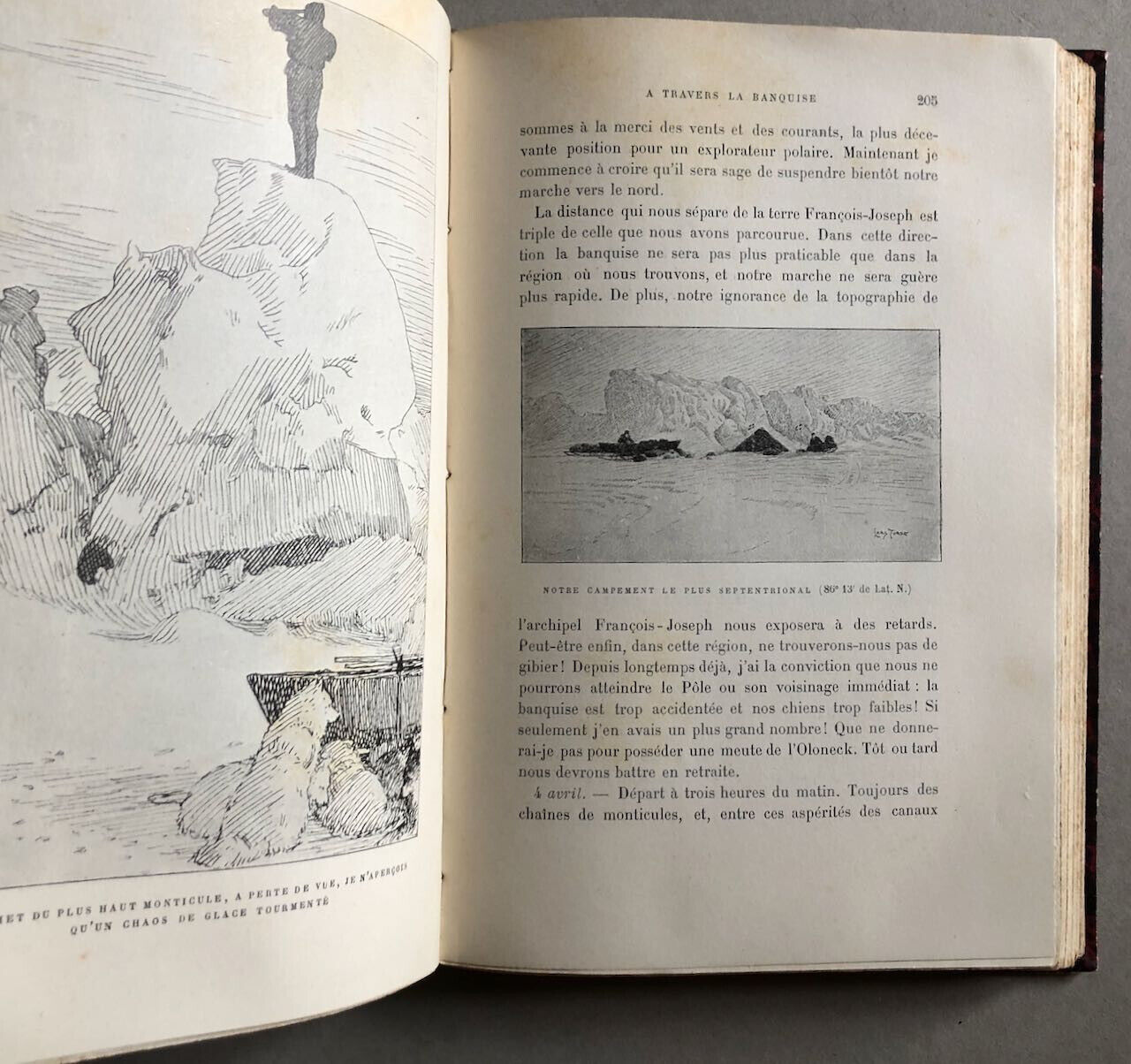 Fridtjof Nansen — Vers le pôle — 200 illustrations — é.o. — Flammarion — 1897.