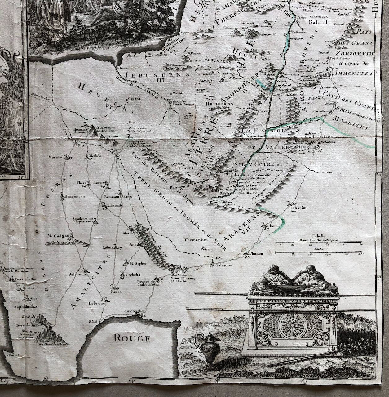 Robert — Terre de Chanaan [Israel - Palestine] — eau-forte — 42 x 55 cm. — 1743.