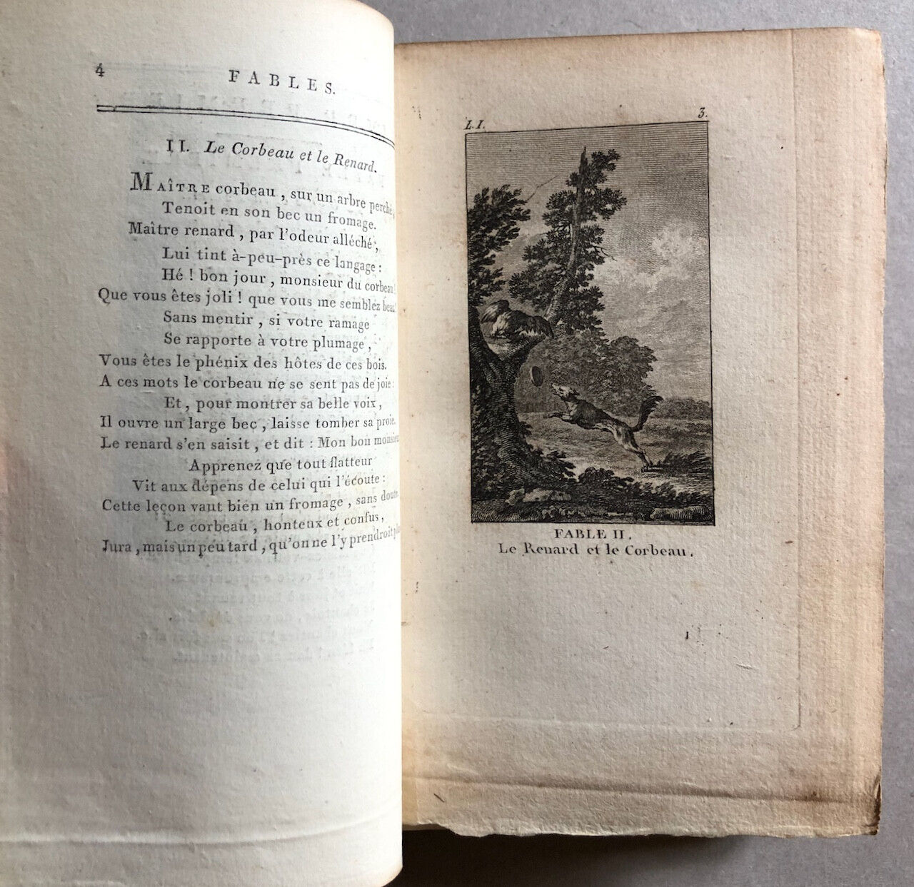 Jean de La Fontaine — Fables — 6 vol. - 275 pl. grav. — Bossange — an IV (1796).