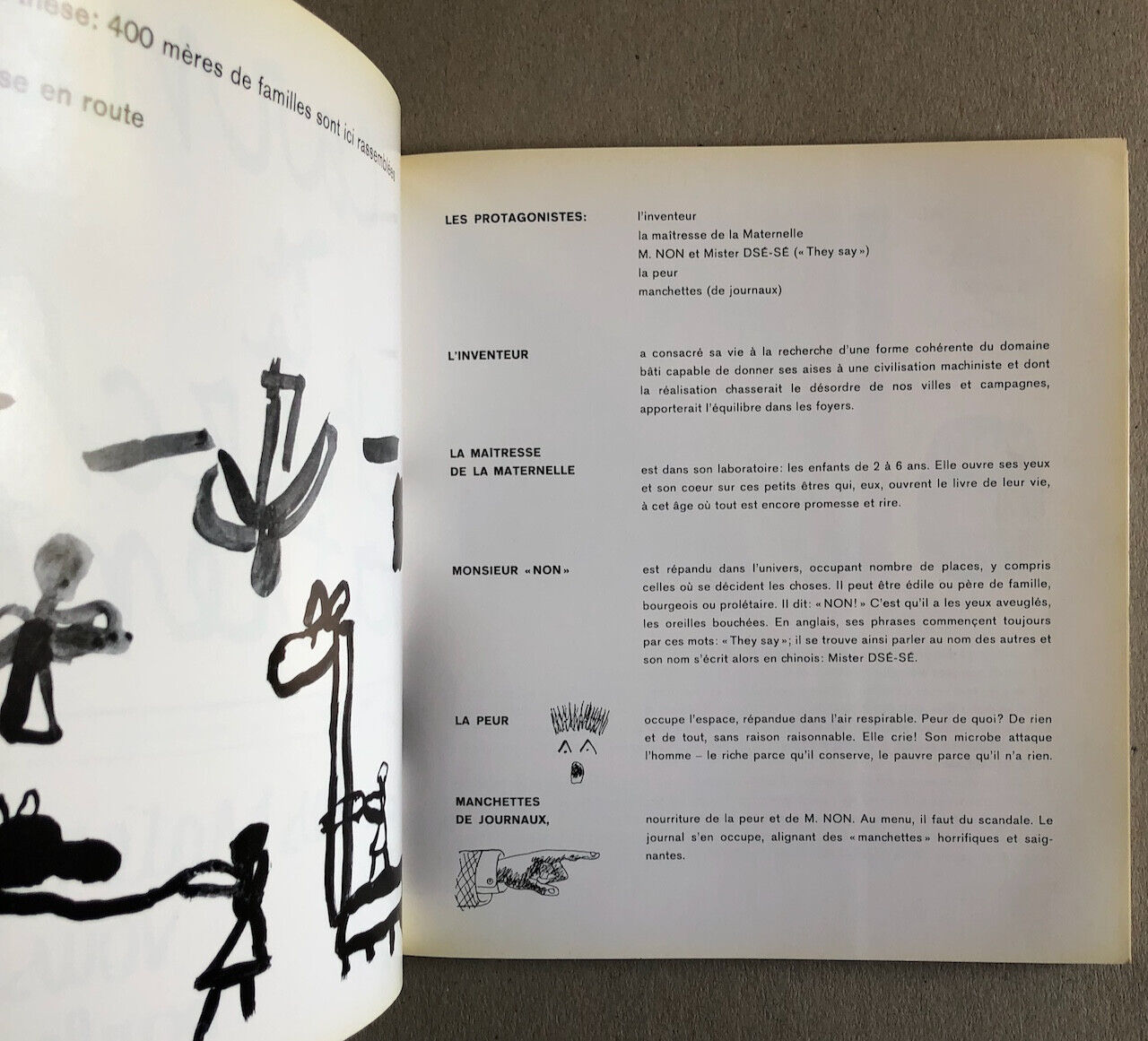 Le Corbusier — Les Maternelles vous parlent — é.o. — Denoël/Gonthier — 1968.