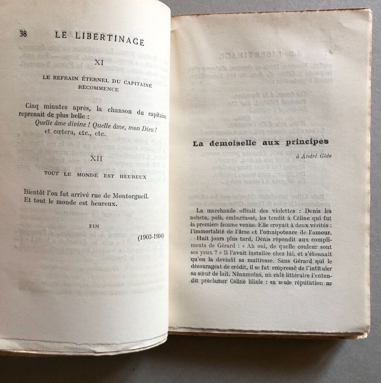 Louis Aragon — Le Libertinage — é.o. / pur fil — Nouvelle Revue Française — 1924