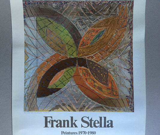 Frank Stella — Affiche d'exposition à la galerie Templon  — 60 x 80 cm. — 1981.