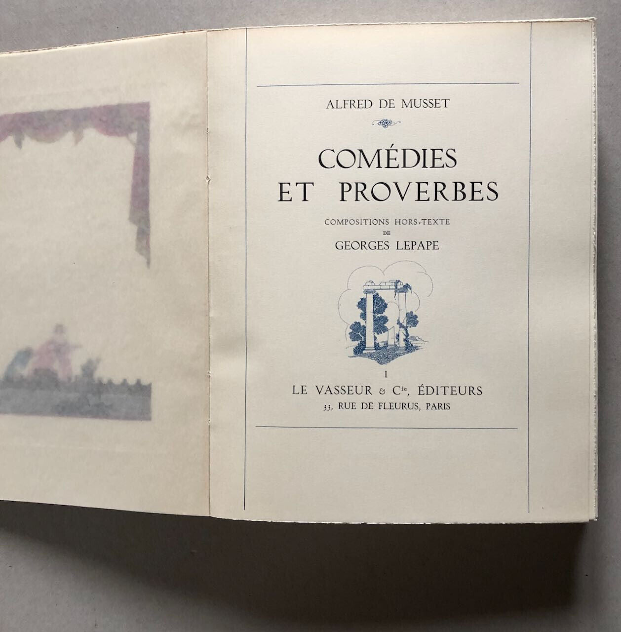 Alfred de Musset — Oeuvres complètes — 10 vol. — illustrations de Lepape — 1937.
