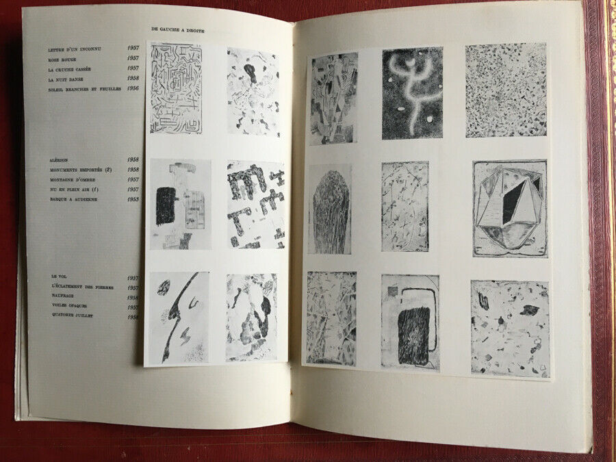 ROGER VIEILLARD - EXHIBITION CATALOG LIMITED EDITION OF 500 EX. - MAEGHT - 1958