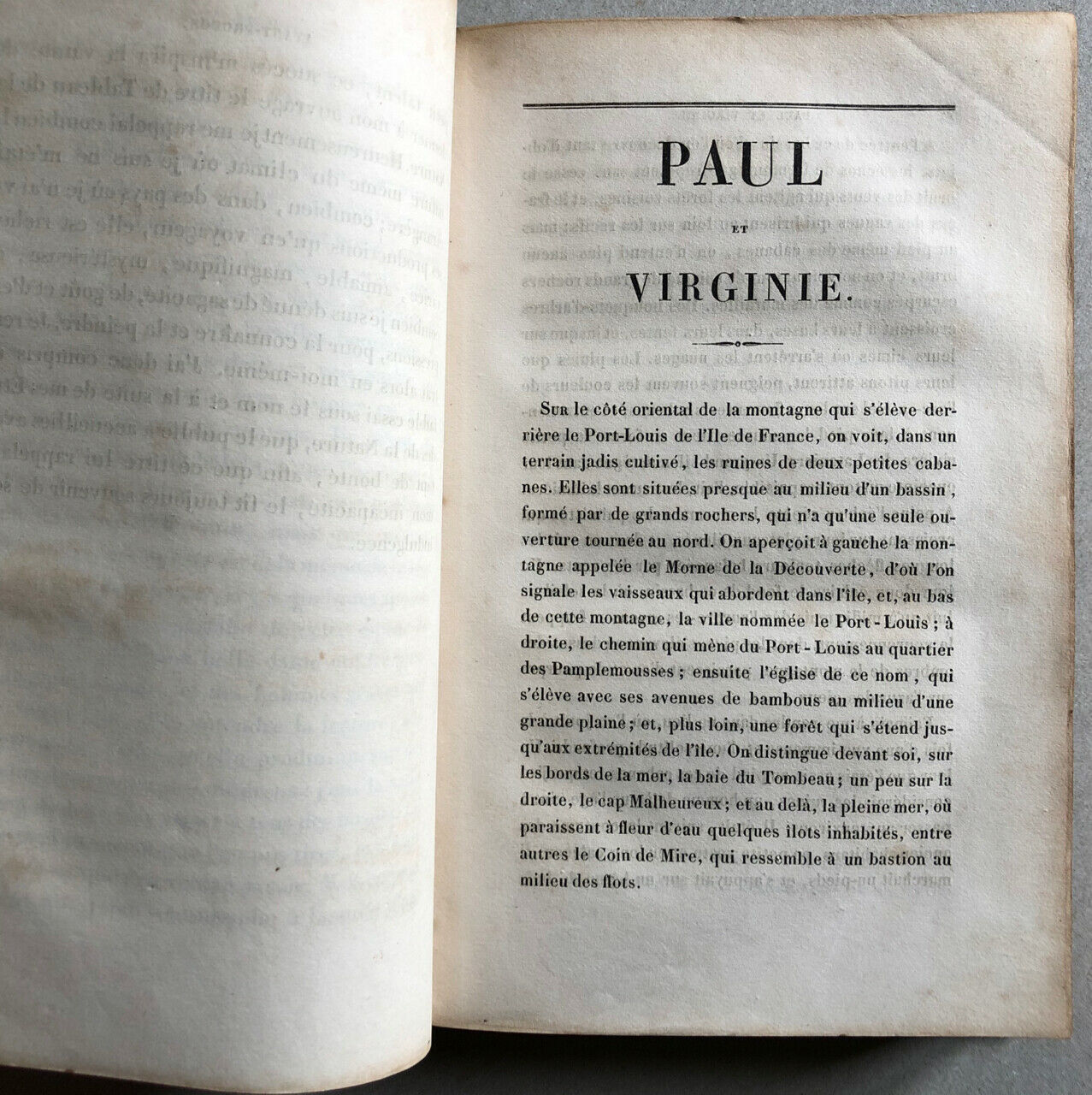 Bernardin de Saint-Pierre — Paul &amp; Virginie — romantic binding — Lavigne — 1835