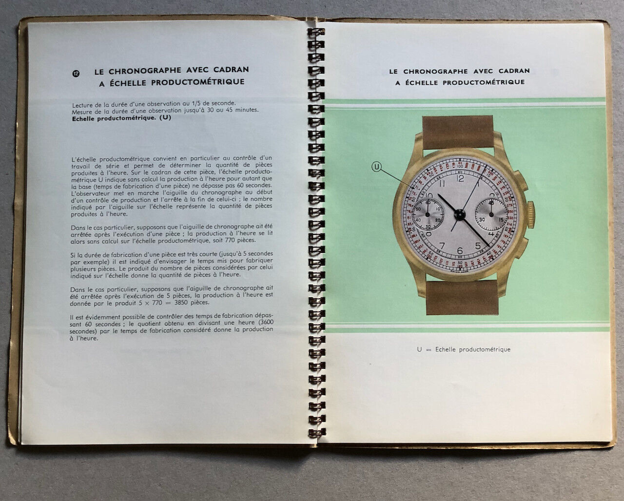 Les principaux types de chronographes — Fabricants suisses d'horlogerie — 1952.