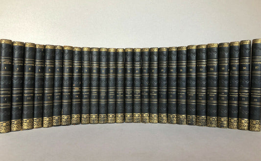 Fenimore Cooper — Œuvres complètes — 27 vol. — 1ère édition — Gosselin — 1824-30