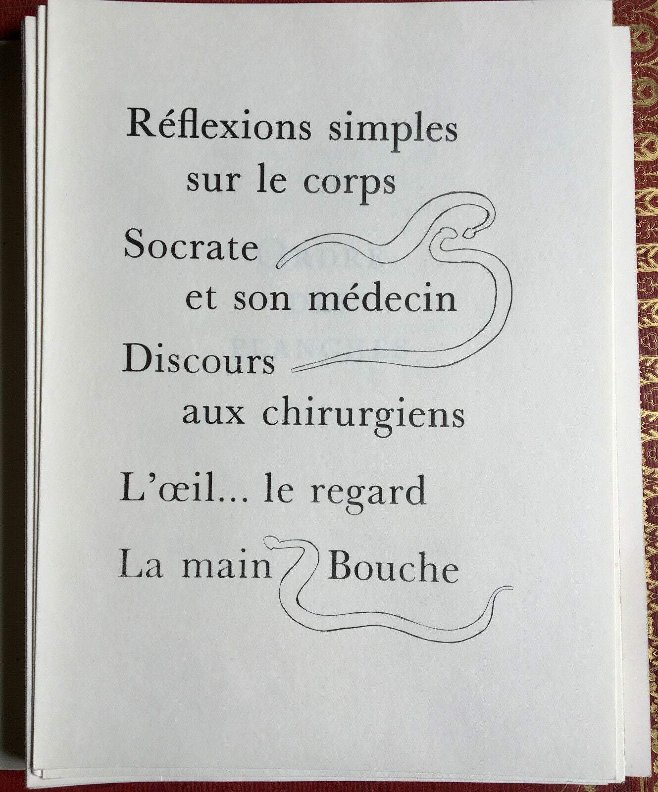 PAUL VALÉRY, ERNI — SIMPLE REFLECTIONS ON THE BODY — FAC-SIMILE SP — EAD — 1968