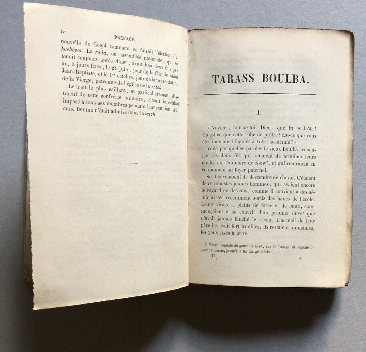 Nicolas Gogol — Tarass Boulba — trad. Viardot — chemins de fer-Hachette — 1853.