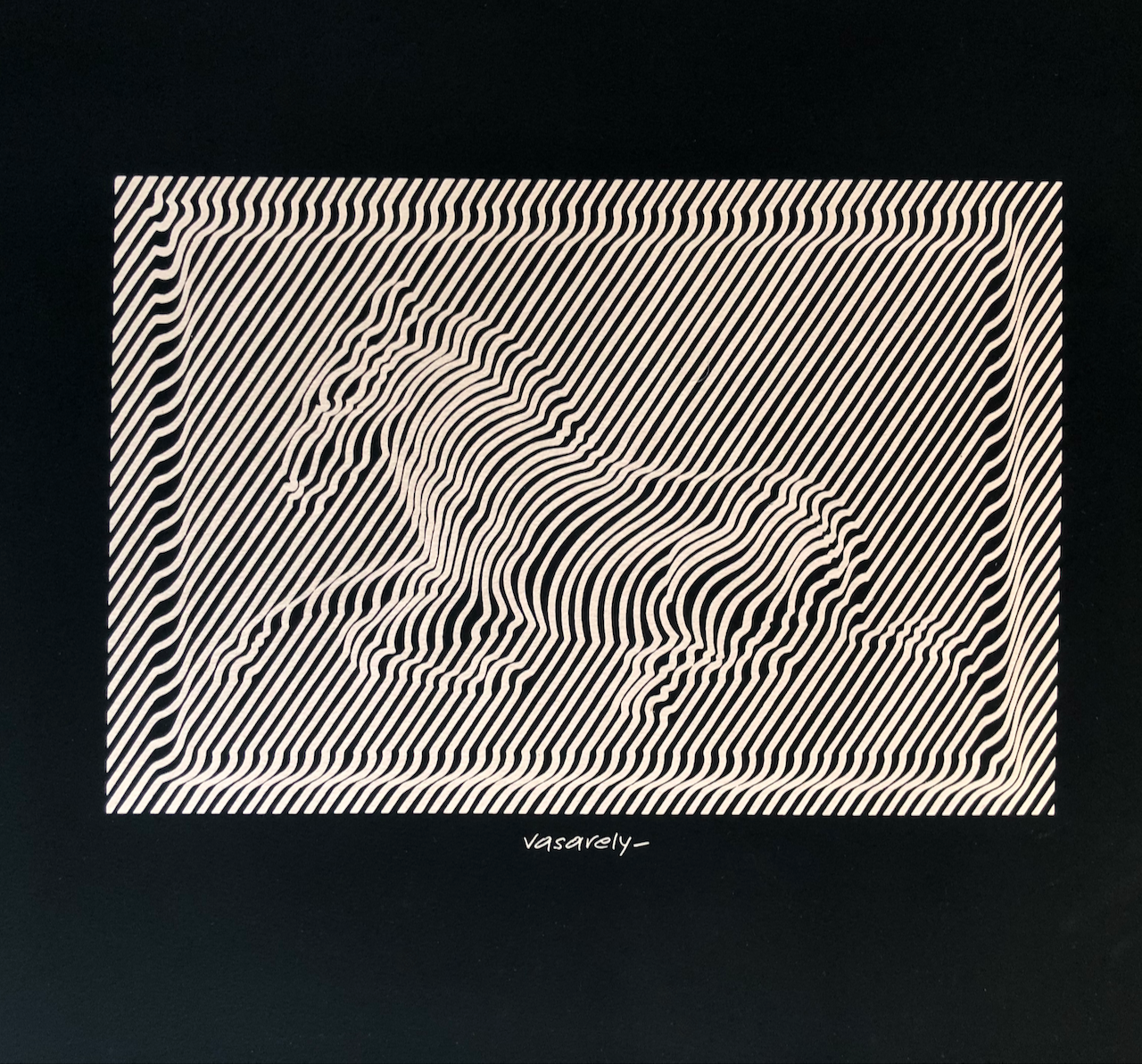 Victor Vasarely — cheval au galop — sérigraphie originale signée dans la planche