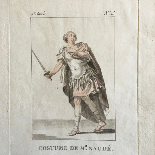 Costumes des Grands Théâtres de Paris en Figures coloriées — Naudé +1 — c. 1786.