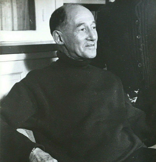 Marcel Jouhandeau in the 1950s — large silver print — 30x40 cm.